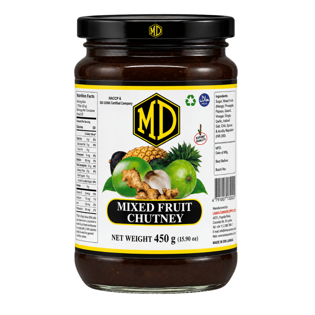 MD Mix Fruit Chutney 450 g buy online USA - 1